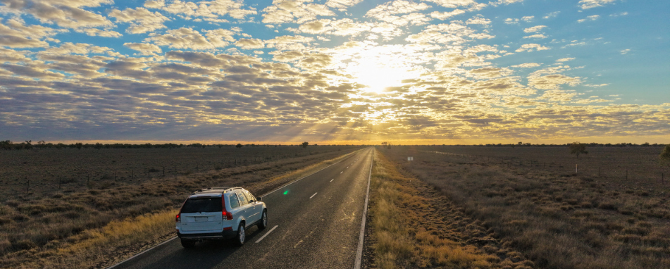 Road to Bourke, NSW. (Image Credit: John Qi)