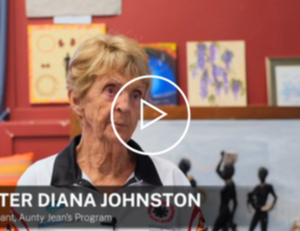 Sister Diana Johnston, participant of the Aunty Jean's Program