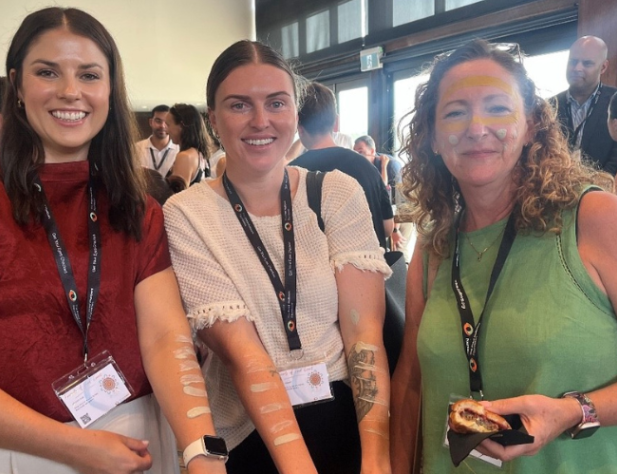 Jessica Dunworth, Tori Towney, Amanda Masset at the Friends of Fred event